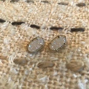 Kendra Scott Ellie Gold Stud Drusy Earrings